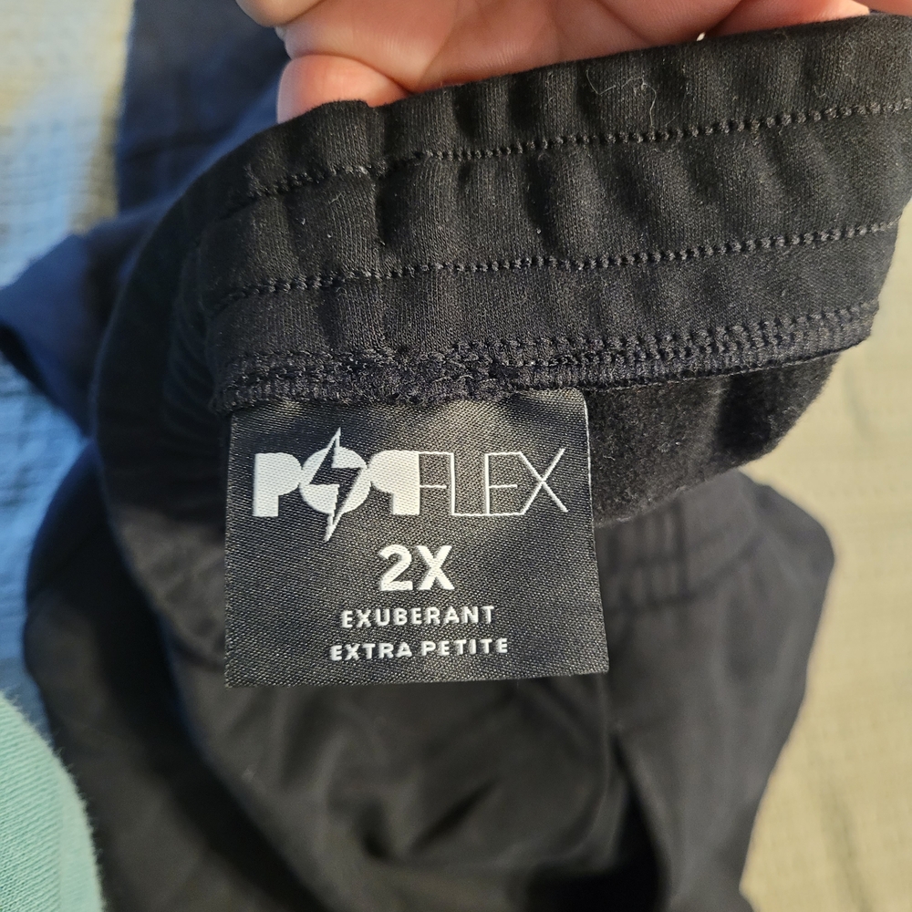POPFLEX Black Wide-Leg Pants - Picture 6 of 6